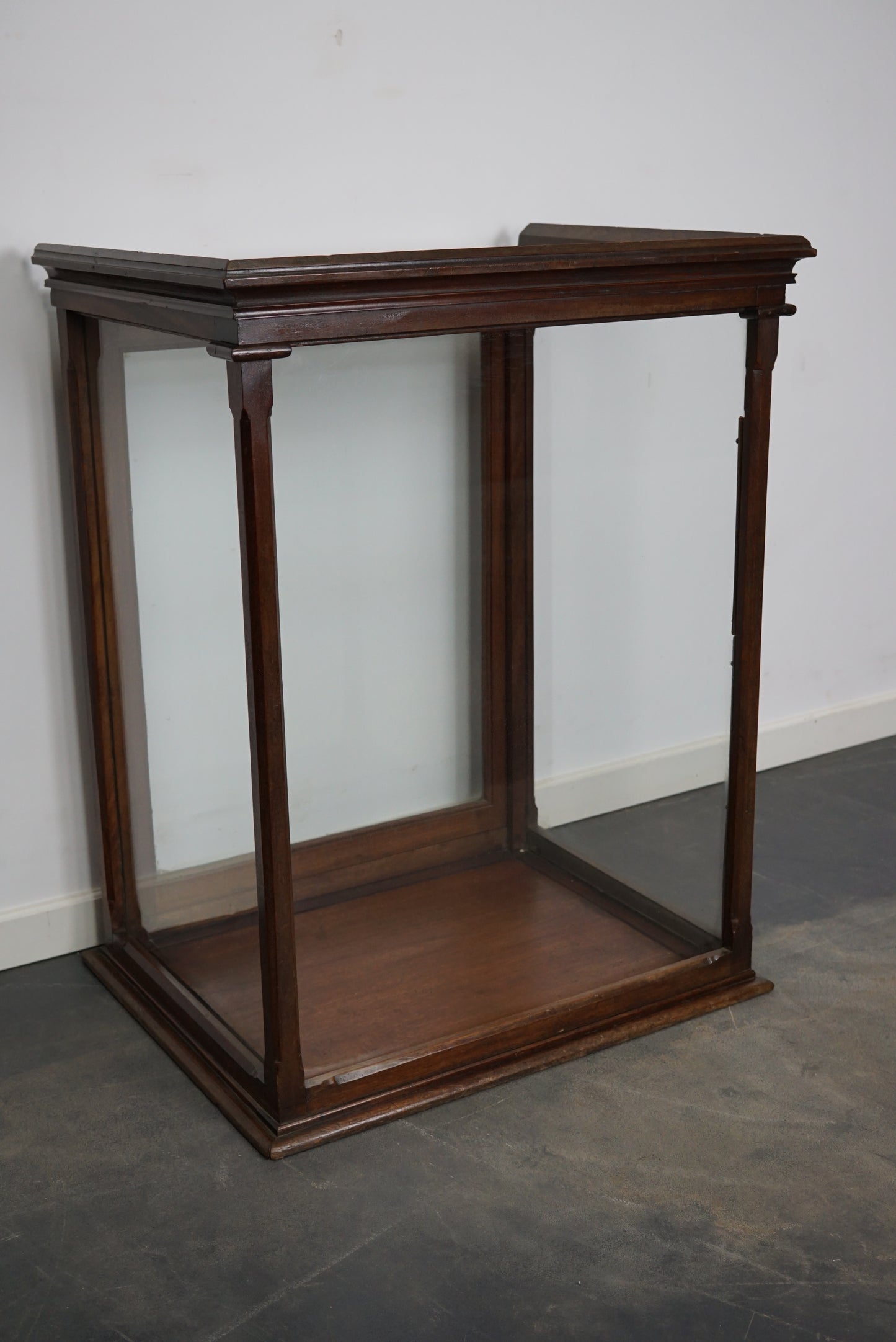 Victorian Mahogany Museum / Shop Display Cabinet or Vitrine, Late 19th Century